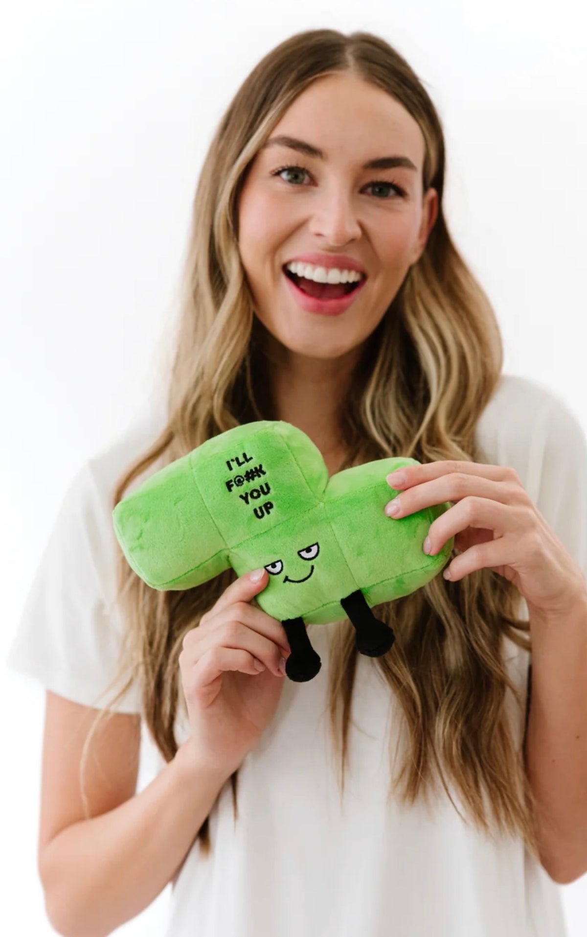 "I'll F@#k You Up" Block Plush