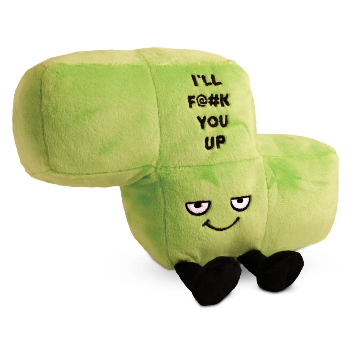 "I'll F@#k You Up" Block Plush