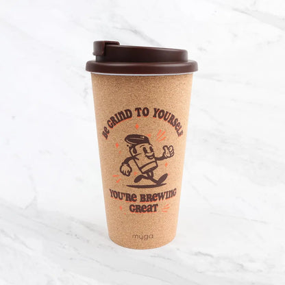 Be Grind Cork Coffee Cup