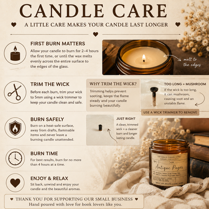 Library Collection™ Luxury Bookish Soy Wax Candle