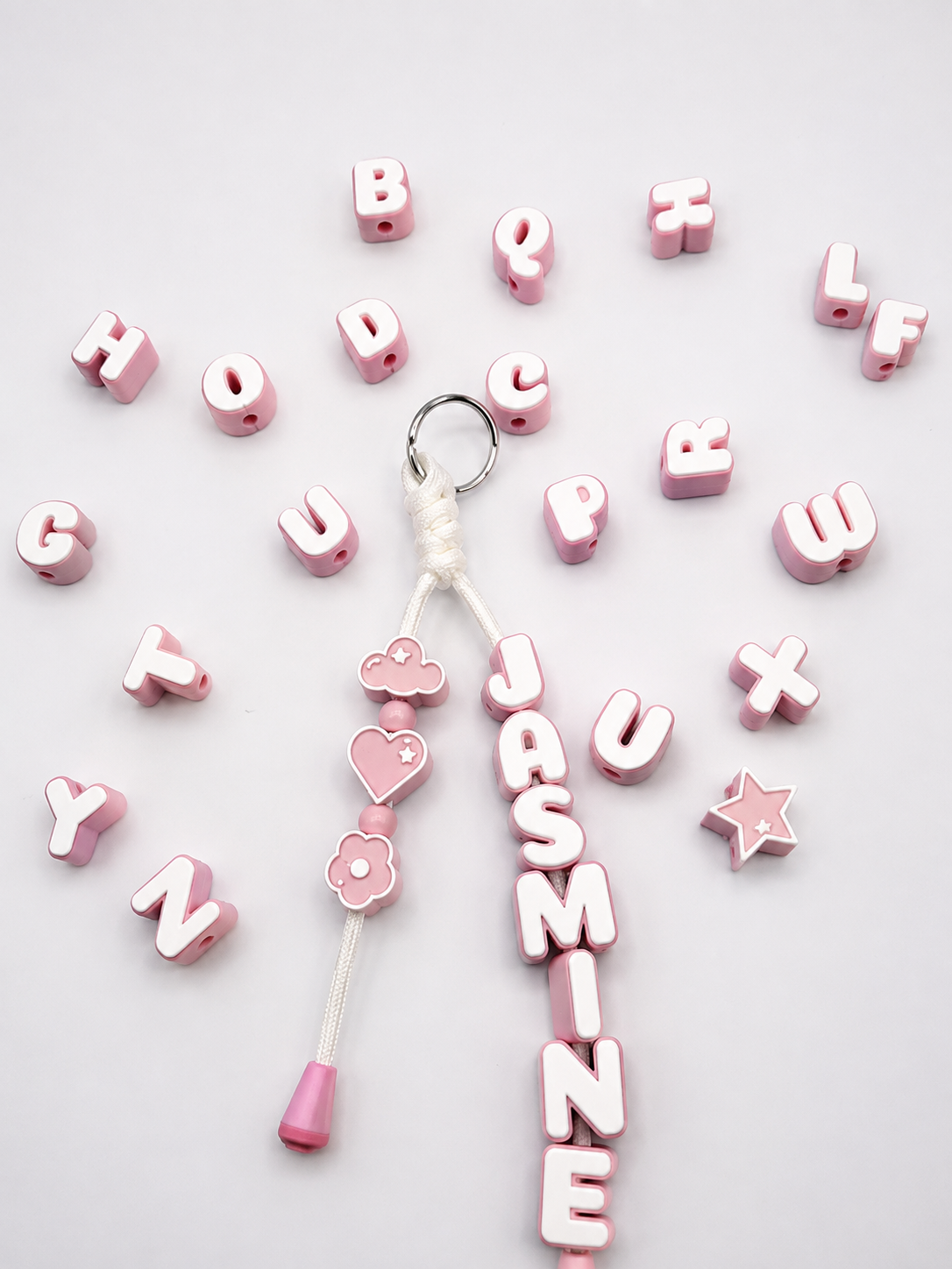 3D Printed Alphabet Bead Set – Craft & Beading Letters