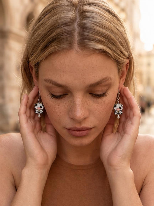 Moo Cow Earrings