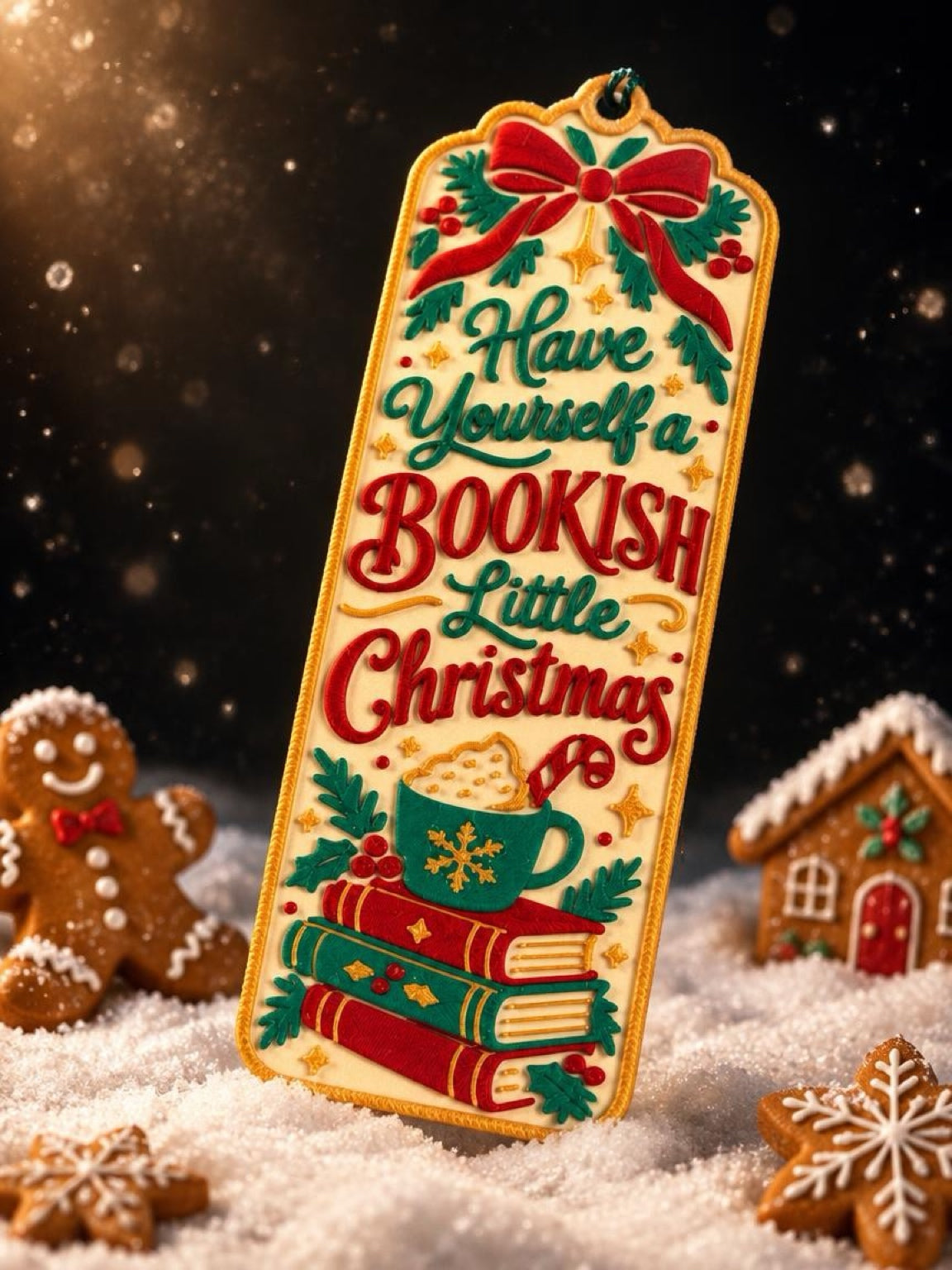 Have Yourself a Bookish Little Christmas Bookmark