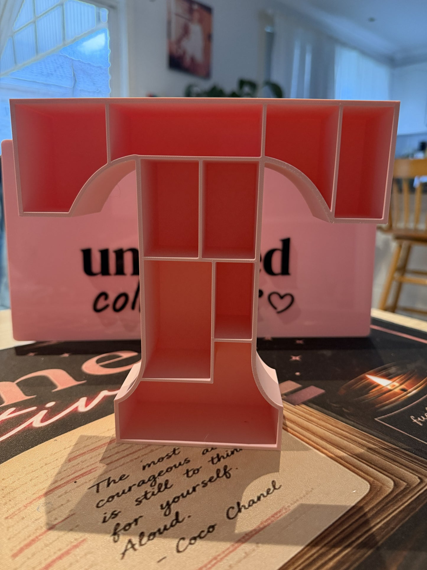 Custom Mini Initial Bookshelf