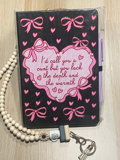 Custom A5 Hardcover Notebook with Matching Pen