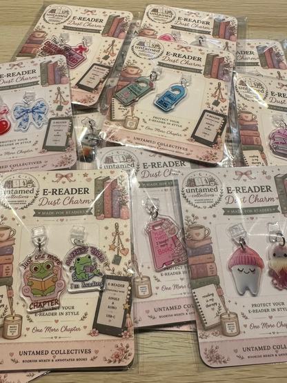 E-Reader Dust Charms (2 Pack)