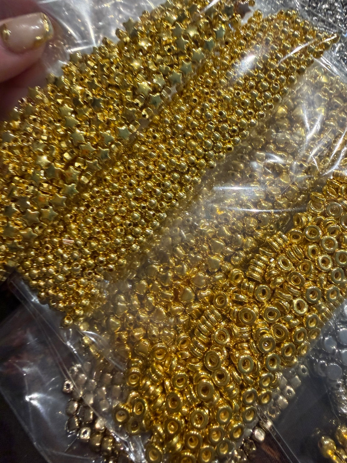 Metallic Jewellery Beads