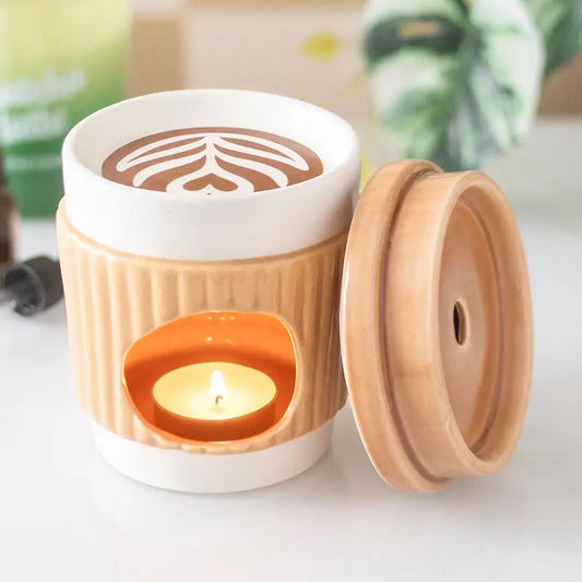 Coffee Cup Oil & Wax Burner
