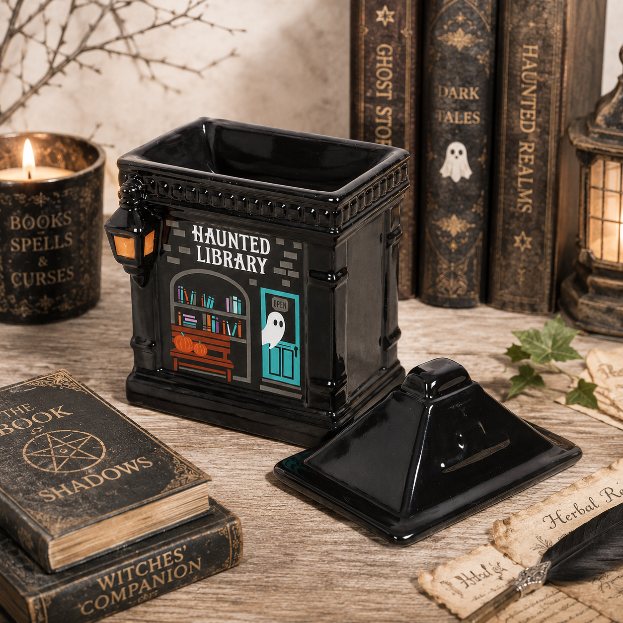 The Haunted Library Burner