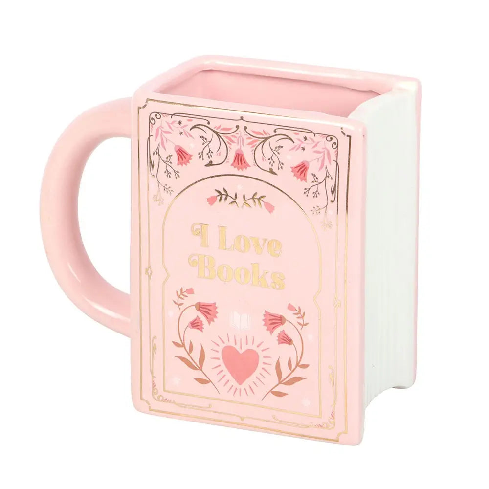 Book Lover's Pink Mug