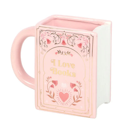 Book Lover's Pink Mug