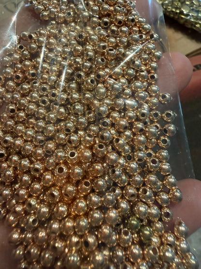 Metallic Jewellery Beads