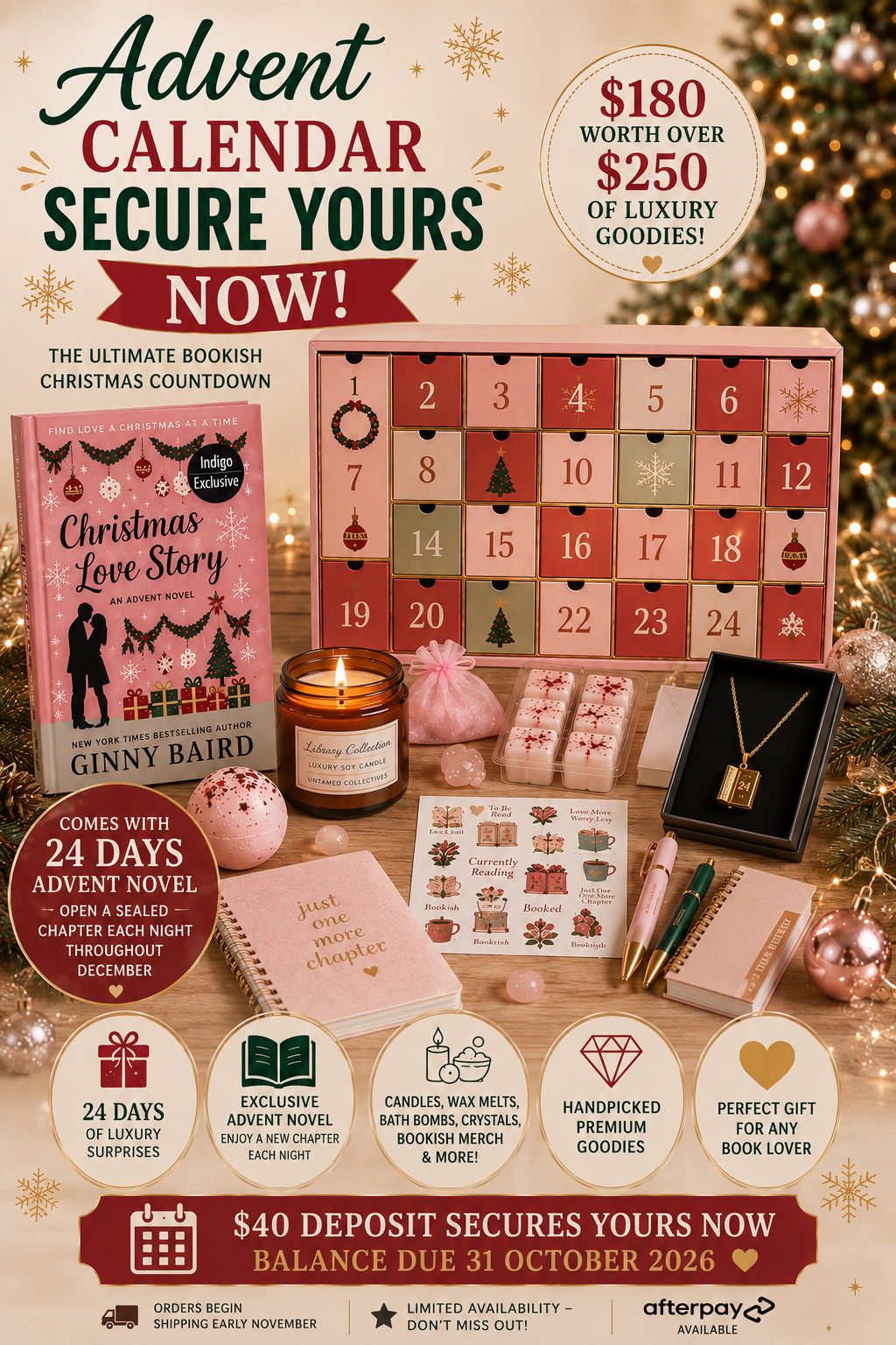 Luxury Christmas Bookish Advent Calendar 2026